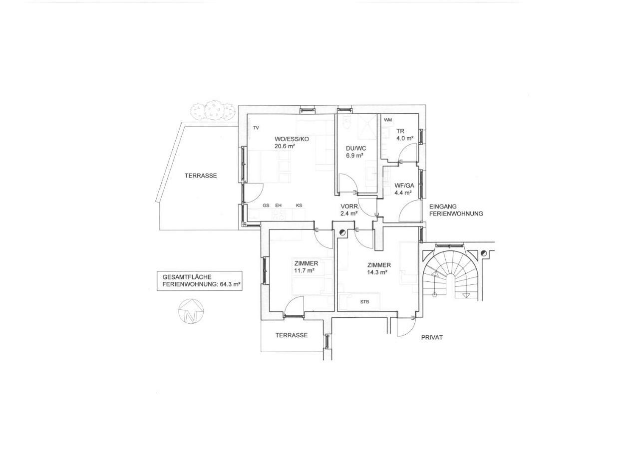 Ferienwohnung Daerflihof Bartholomaberg Bagian luar foto